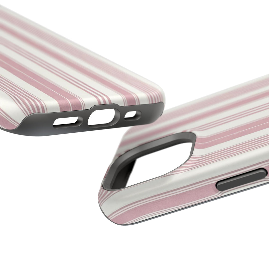 MagSafe Cute Phone Case, Coastal Striped Phone Case for iPhone 17 16 15 14 13 12 Pro Max, Samsung S26 S25 S24 Ultra case - Studio40ParkLane