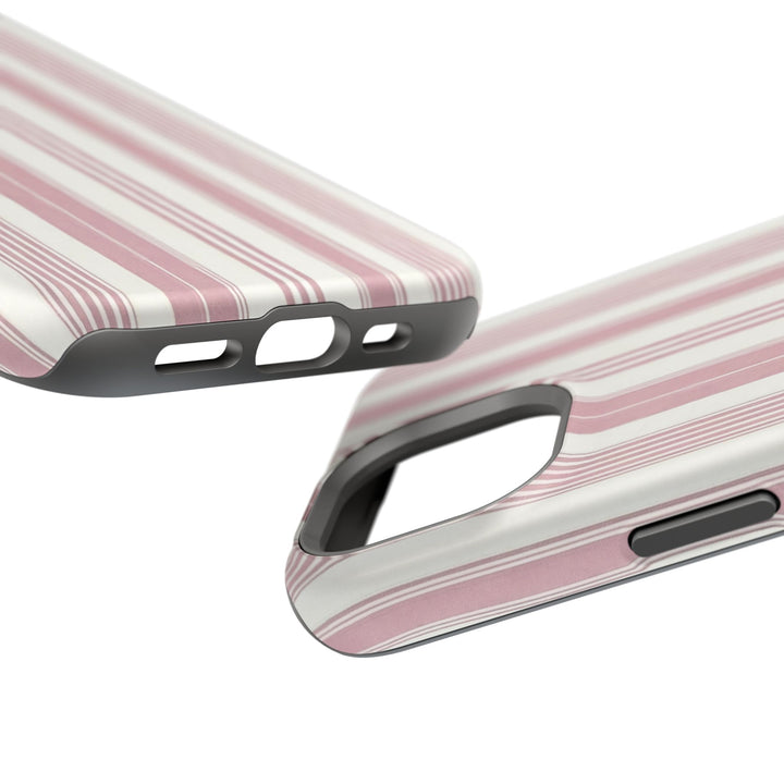 MagSafe Cute Phone Case, Coastal Striped Phone Case for iPhone 17 16 15 14 13 12 Pro Max, Samsung S26 S25 S24 Ultra case - Studio40ParkLane