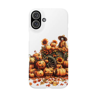 Fall Leaves Scarecrow Slim Cute Phone Cases for Iphone  | iPhone 15 Case | iPhone 15 Pro Max Case, Iphone 14, Iphone 14 Pro Max, Iphone 13