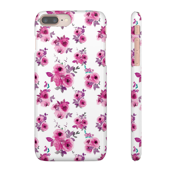 Sleek Snap Flowers Gift for Her Cute Phone Case for iPhone 16 15 14 13 12 11 X Xs Max Xr Pro Plus Samsung Galaxy S24 S23 S22 S21 S20 Ultra