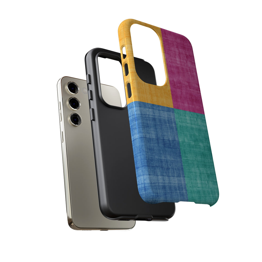 Impact Resistant, Colored Shapes, Cute Phone Cases for Samsung S24, S23, S22, S21, IPhone 15 pro Iphone 14 pro Iphone 13 IPhone 12 Iphone 11 - Studio40ParkLane