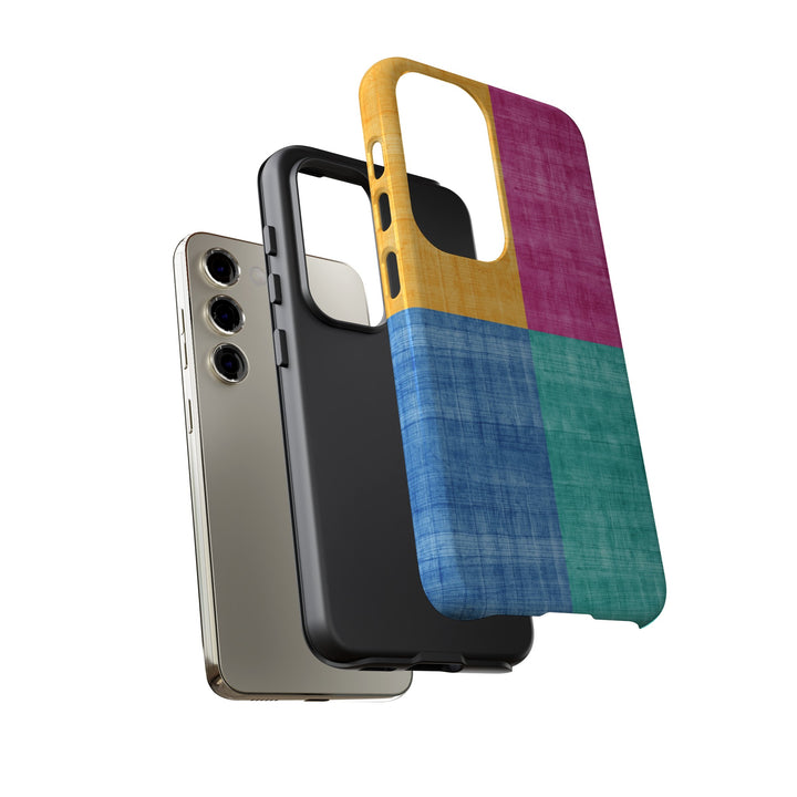 Impact Resistant, Colored Shapes, Cute Phone Cases for Samsung S24, S23, S22, S21, IPhone 15 pro Iphone 14 pro Iphone 13 IPhone 12 Iphone 11 - Studio40ParkLane