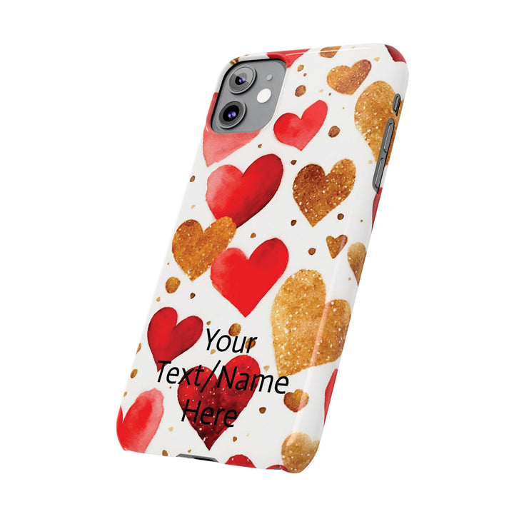 Slim Custom Personalized Valentine Love Gift for Her Cute Phone Cases for Iphone 16 Pro Max | iPhone 15 Case | iPhone 15 Pro Max Case, Iphone 14 - Studio40ParkLane