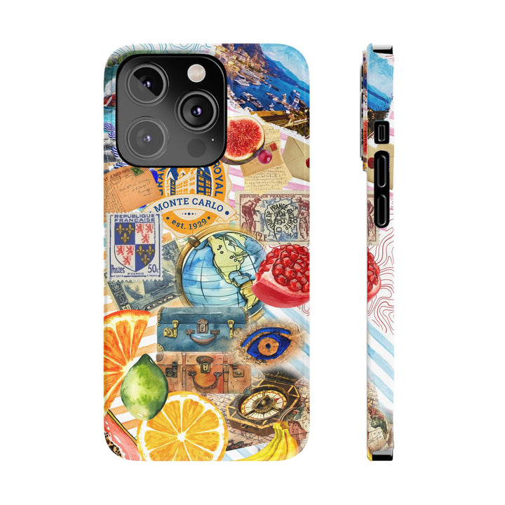 Slim Trendy French Coquette Collage Gift for Her Cute Phone Cases for Iphone 16 Cases | iPhone 15 Case | iPhone 15 Pro Max Case, Iphone 14 Case, Iphone 13, Slim - Studio40ParkLane