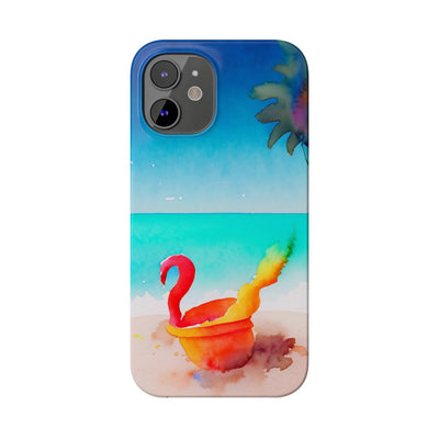 Slim Cute Phone Cases for Iphone - | iPhone 15 Case | iPhone 15 Pro Max Case, Iphone 14 Case, Iphone 14 Pro Max, Iphone 13, Summer Beach Bucket