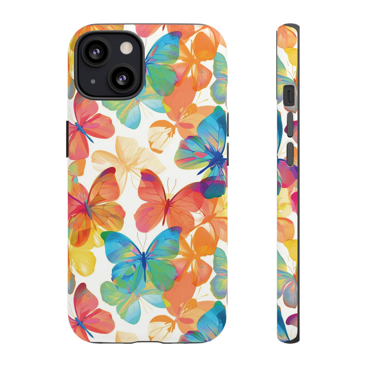 Cute Samsung Case | Cool Iphone Case | Summer Bright Butterflies, Samsung S24, S23, S22, S21, IPhone 15 Case | Iphone 14 Case, Iphone 13 Case - Studio40ParkLane