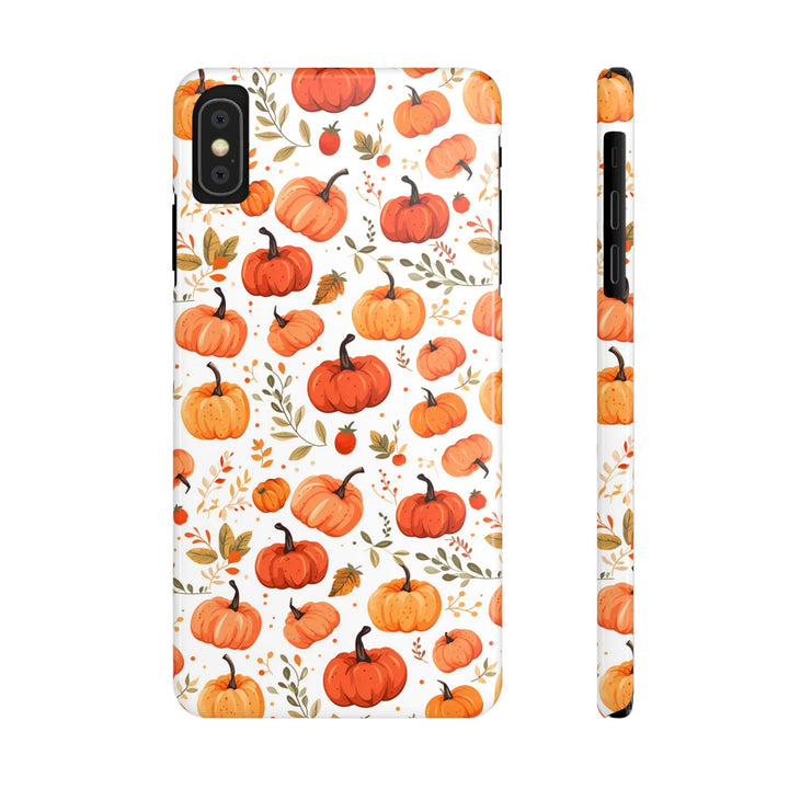 Slim Fall Autumn Pumpkins Gift for Her Cute Phone Cases for Iphone 16 | iPhone 15 Case | iPhone 15 Pro Max Case, Iphone 14, Iphone 14 Pro Max, Iphone 13, Slim - Studio40ParkLane