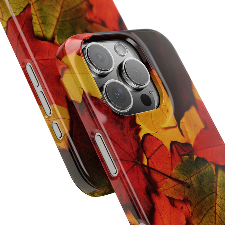 Slim Autumn Fall Leaves Gift Cute Phone Cases for Iphone 16 | iPhone 15 Case | iPhone 15 Pro Max Case, Iphone 14, Iphone 14 Pro Max, Iphone 13, Slim Mom Dad Gift - Studio40ParkLane