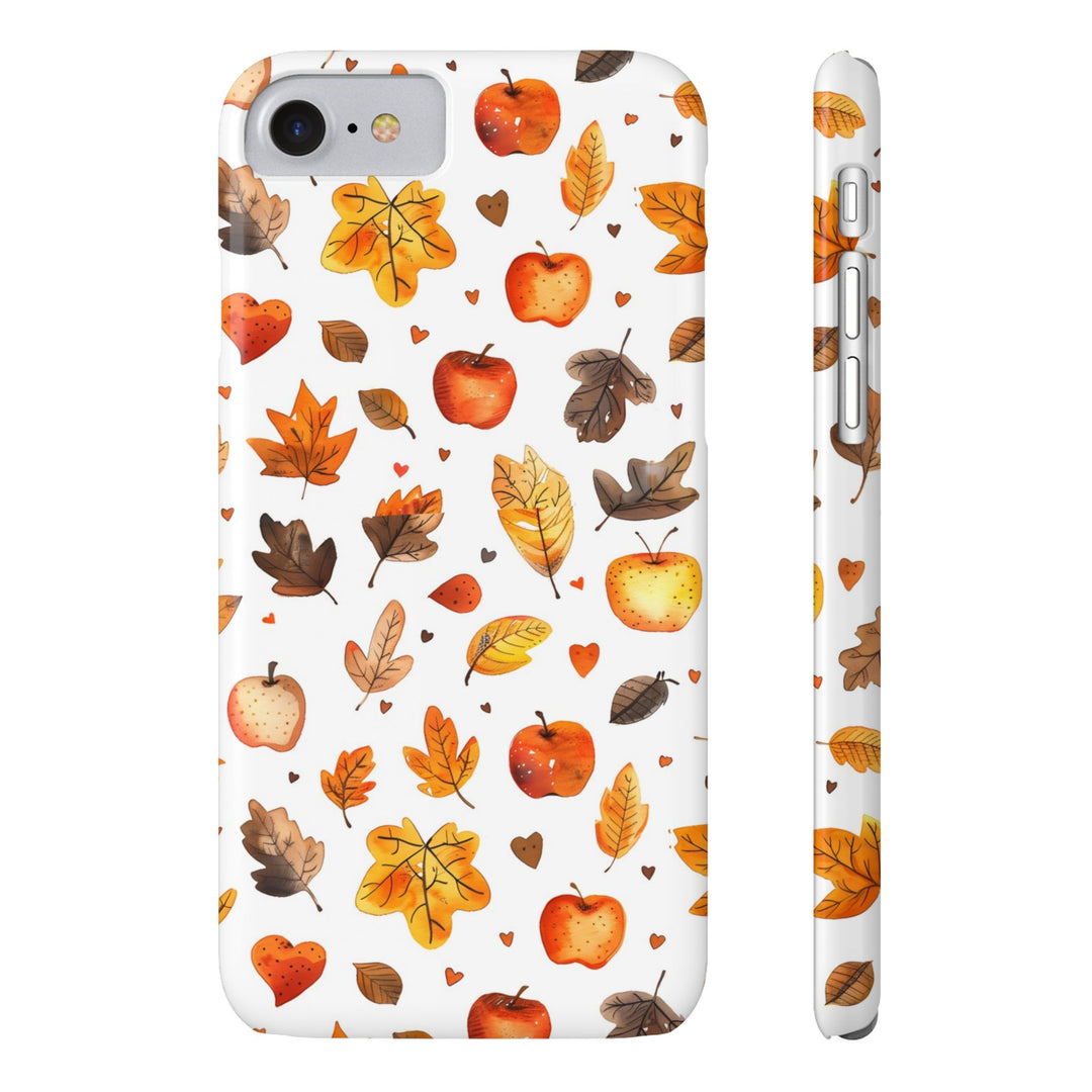 Slim Fall Autumn Leaves Gift for Her Cute Phone Cases for Iphone 16 | iPhone 15 Case | iPhone 15 Pro Max Case, Iphone 14, Iphone 14 Pro Max, Iphone 13, Slim - Studio40ParkLane