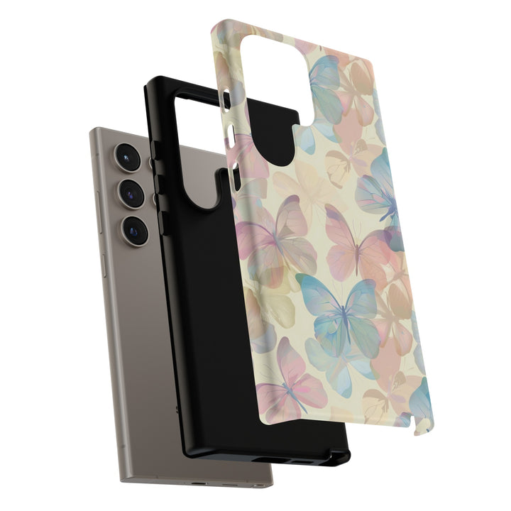 Cute Samsung Case | Cool Iphone Case | Summer Pastel Butterflies, Samsung S24, S23, S22, S21, IPhone 15 Case | Iphone 14 Case, Iphone 13 Case - Studio40ParkLane