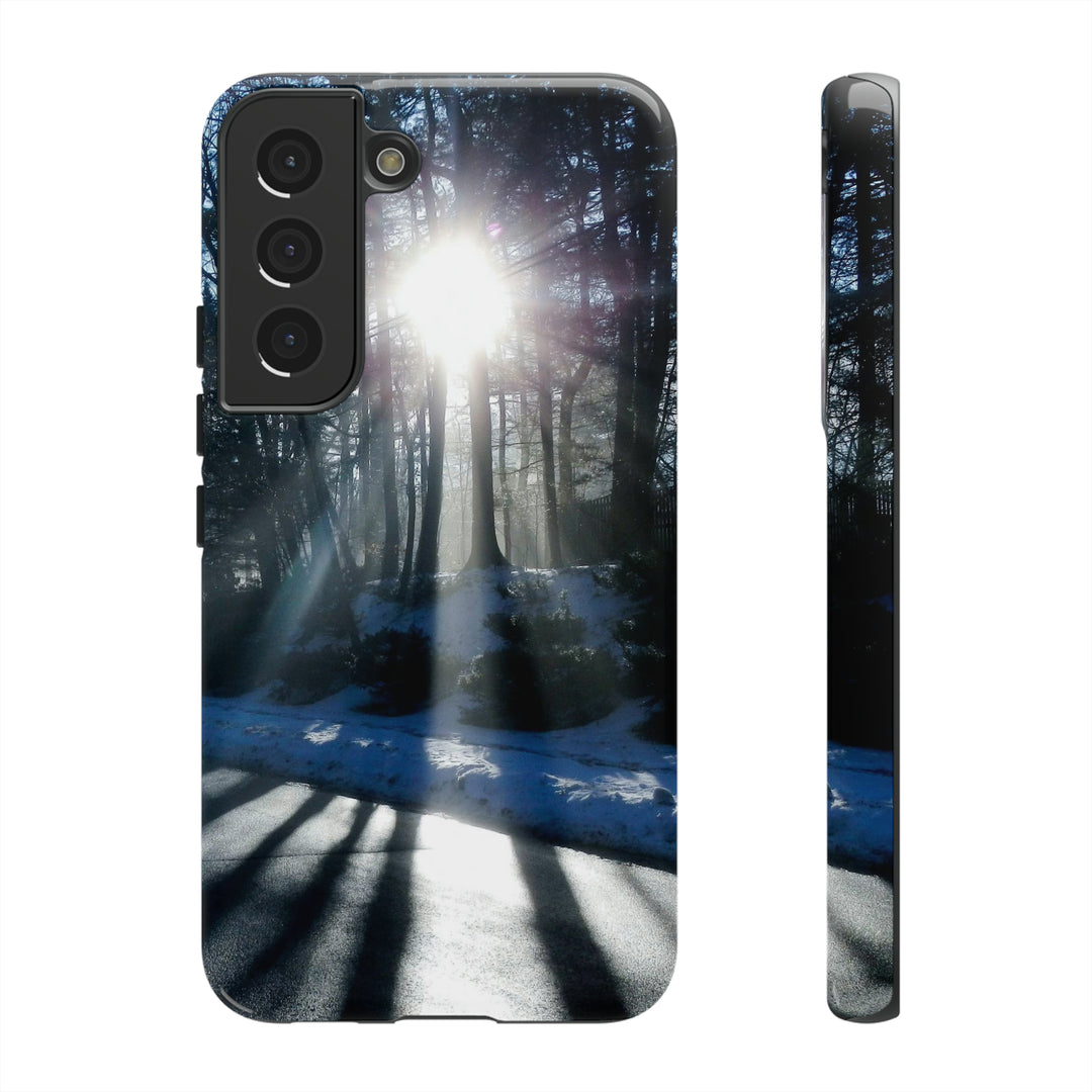 Cute Samsung Phone Case | Aesthetic Samsung Phone Case | Galaxy S23, S22, S21, S20 | Winter Sunshine, Protective Phone Case - Studio40ParkLane