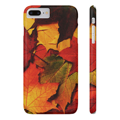 Slim Autumn Fall Leaves Gift Cute Phone Cases for Iphone 16 | iPhone 15 Case | iPhone 15 Pro Max Case, Iphone 14, Iphone 14 Pro Max, Iphone 13, Slim Mom Dad Gift