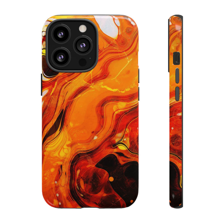 Impact Resistant, Fall Colors Marble, Cute Phone Cases for Samsung S24, S23, S22, S21, IPhone 15 pro Iphone 14 pro Iphone 13 IPhone 12 Iphone 11 - Studio40ParkLane