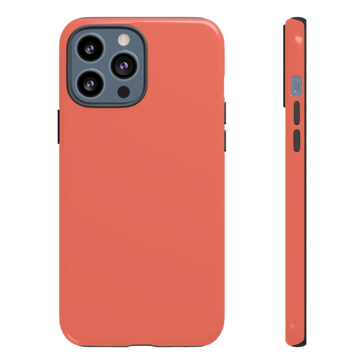 Premium Tough Coral Pink Orange Gift for Her Cute Phone Cases for Samsung S25 S24, S23, S22, S21, Iphone, 16, 15, 14, 13 Pro Max Ultra - Studio40ParkLane