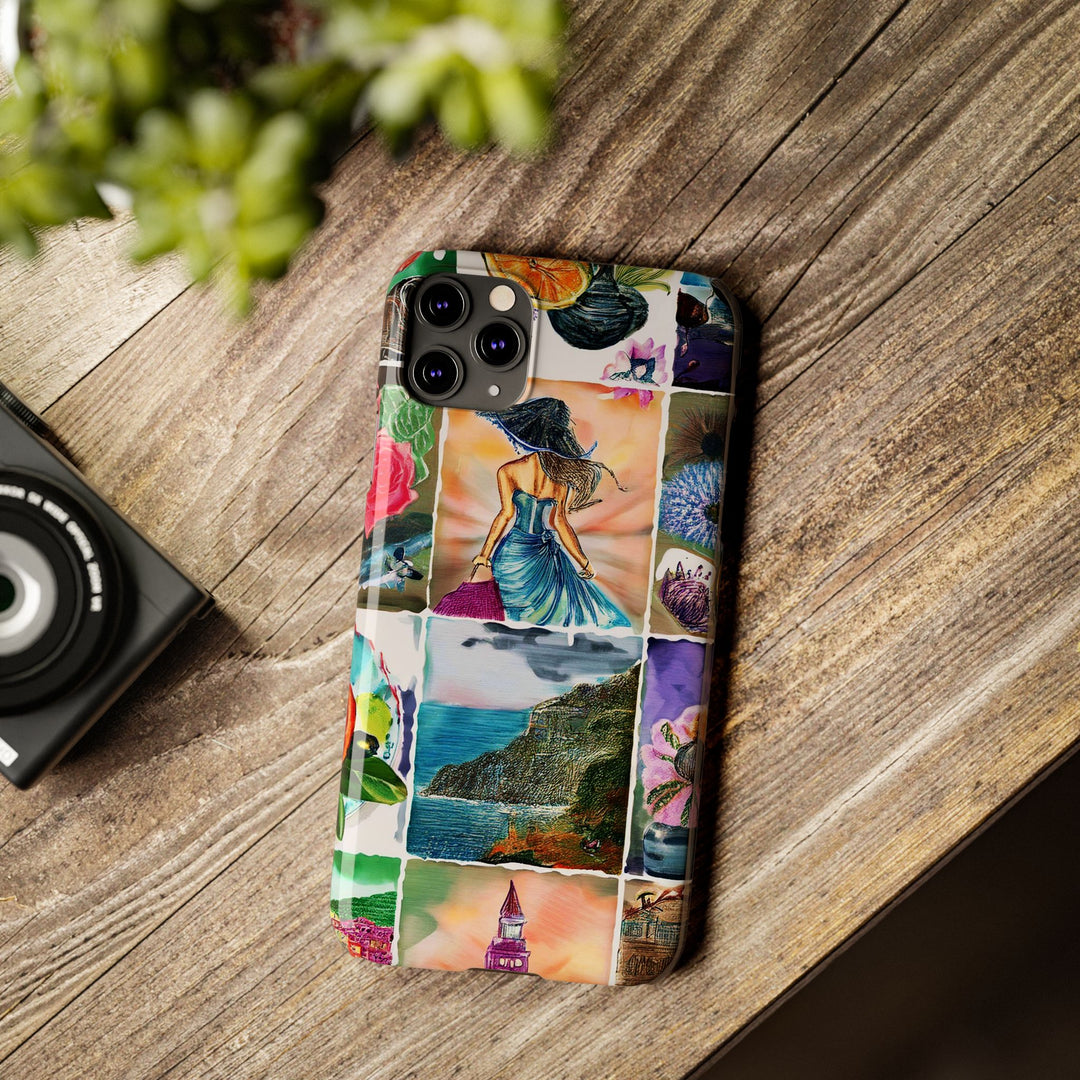 Slim Travel Coquette Collage Slim Cute Phone Cases for Iphone | iPhone 15 Case | iPhone 15 Pro Max Case, Iphone 14, Iphone 14 Pro Max, Iphone 13 - Studio40ParkLane