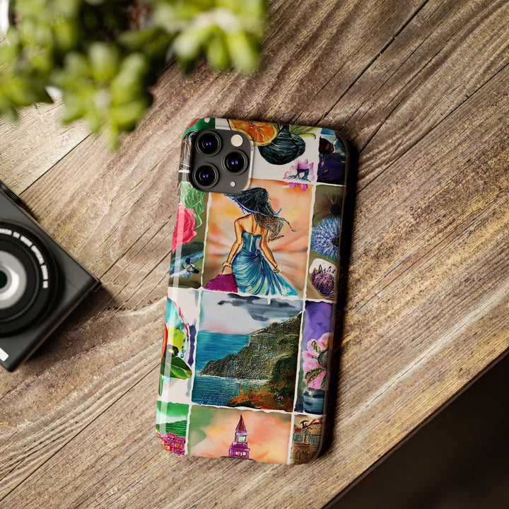 Slim Travel Coquette Collage Slim Cute Phone Cases for Iphone | iPhone 15 Case | iPhone 15 Pro Max Case, Iphone 14, Iphone 14 Pro Max, Iphone 13 - Studio40ParkLane