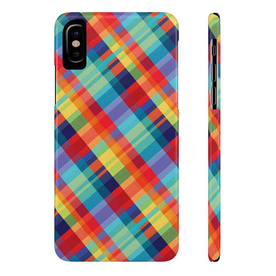 Slim Checkered Plaid Gift for Her Cute Phone Cases for Iphone 16 Pro Max | iPhone 15 Case | iPhone 15 Pro Max Case, Iphone 14, 13, 12, 11, 10, 8, 7 - Studio40ParkLane