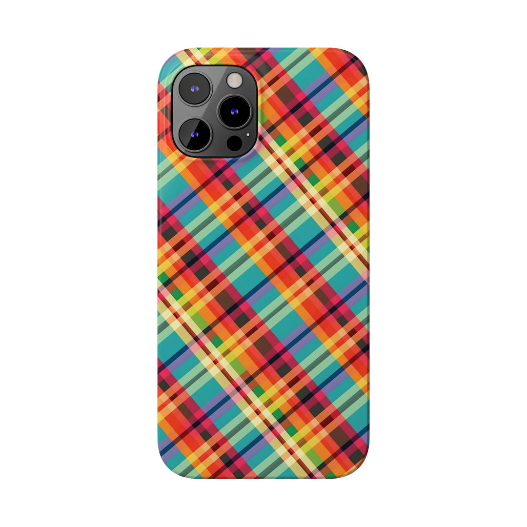 Slim Checkered Plaid Gift for Her Cute Phone Cases for Iphone 16 Pro Max | iPhone 15 Case | iPhone 15 Pro Max Case, Iphone 14, 13, 12, 11, 10, 8, 7 - Studio40ParkLane