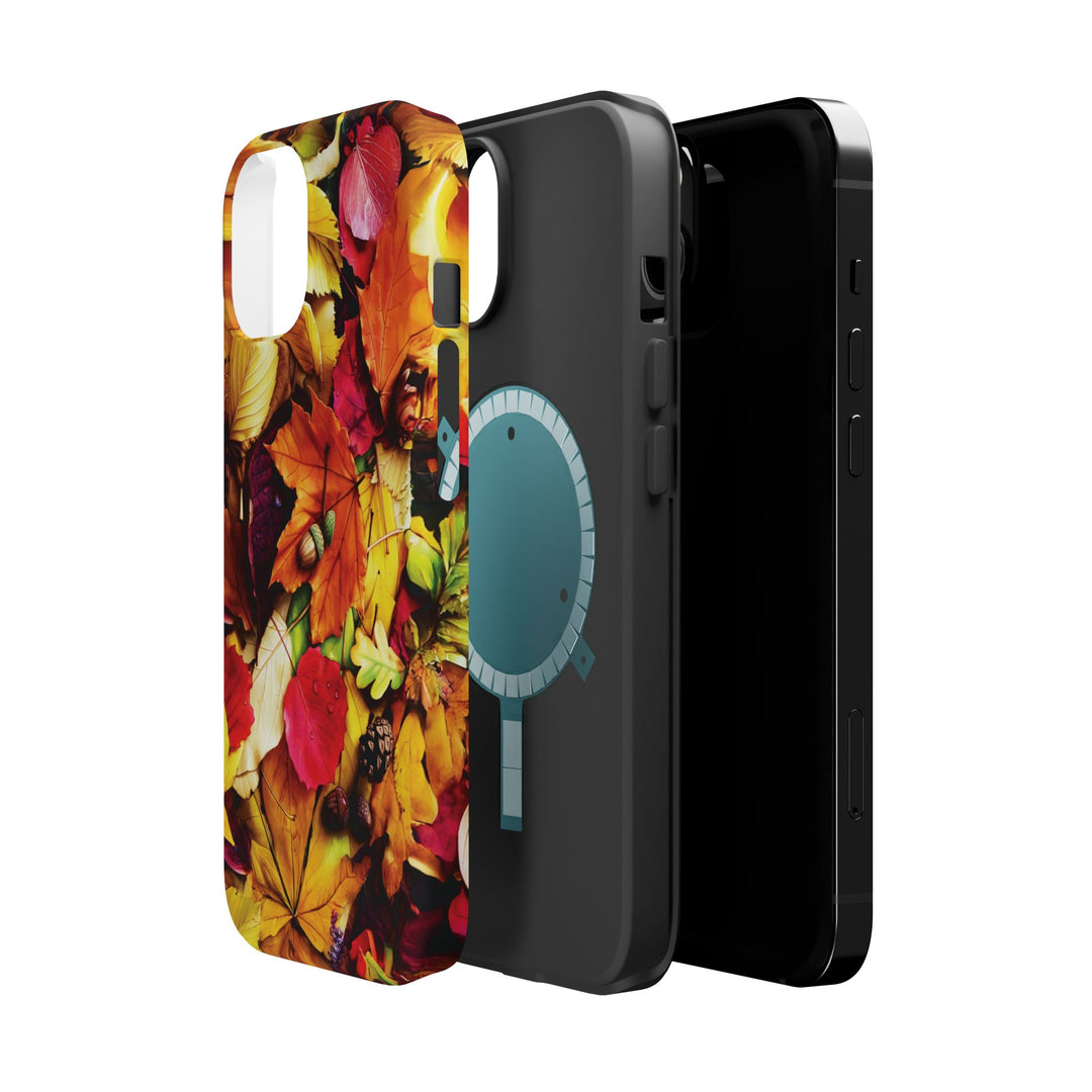 Aesthetic Tough Magsafe Fall Leaves Foliage Phone Case - For iPhone 17 Pro Max iPhone 16 Pro iPhone 15 Iphone 14 Plus 13 Pro 12 11 10 - Studio40ParkLane