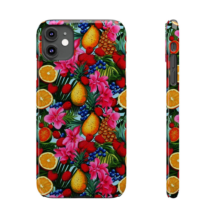 Slim Cute Phone Cases for Iphone - | iPhone 15 Case | iPhone 15 Pro Max Case, Iphone 14 Case, Iphone 14 Pro Max, Iphone 13, Summer Mixed Fruit - Studio40ParkLane