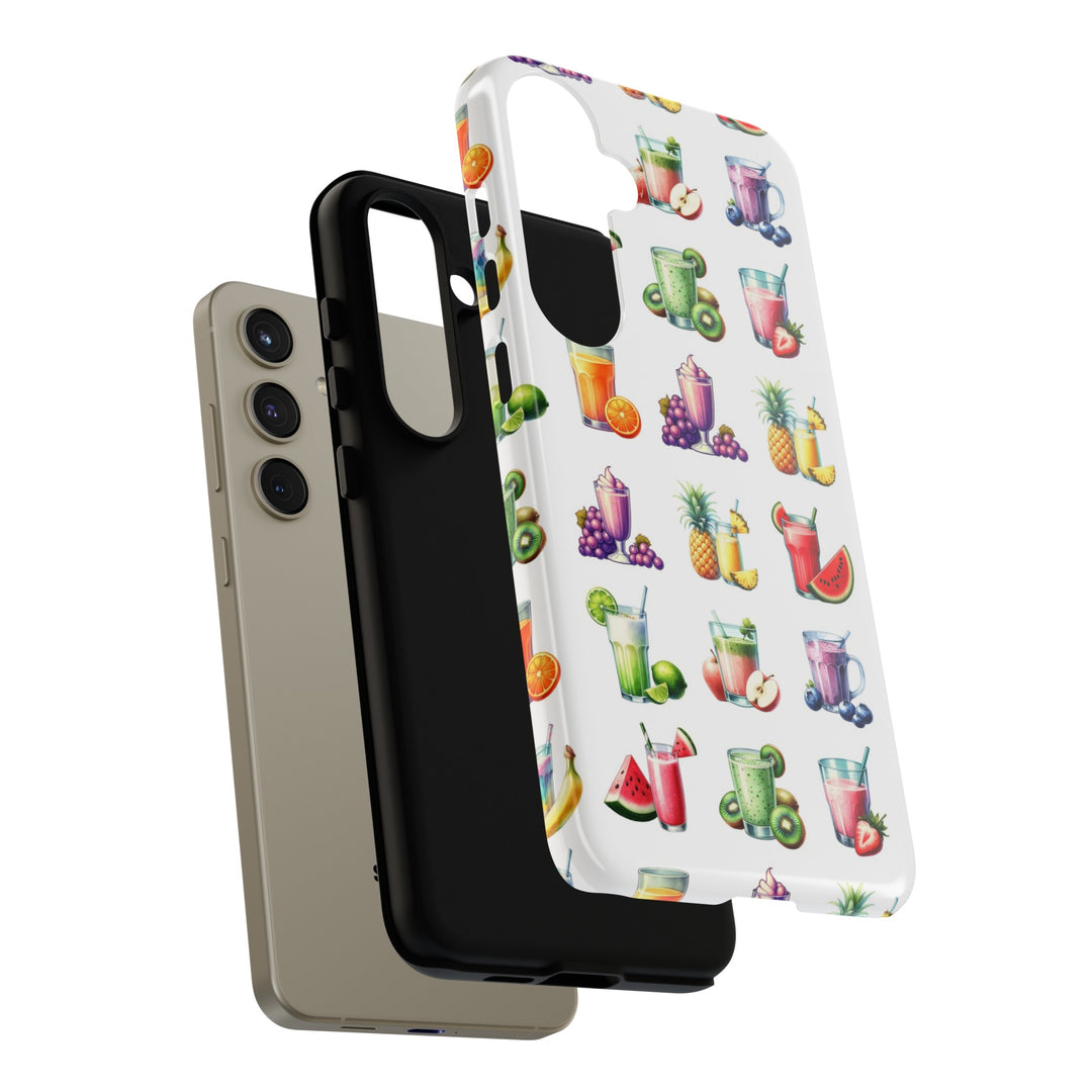 Cute Samsung Case | Cool Iphone Case | Tropical Summer Fruit Cocktail, Samsung S24, S23, S22, S21, IPhone 15 Case | Iphone 14 Case, Iphone 13 Case - Studio40ParkLane