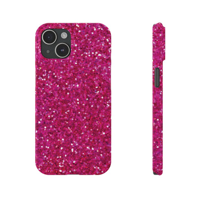 Slim Muted Pink Faux Play on Glitter Effect Cute Phone Cases for Iphone 16 Pro Max | iPhone 15 Case | iPhone 15 Pro Max Case, Iphone 14, Iphone 14 Pro Max, Iphone 13 12 11 8 7