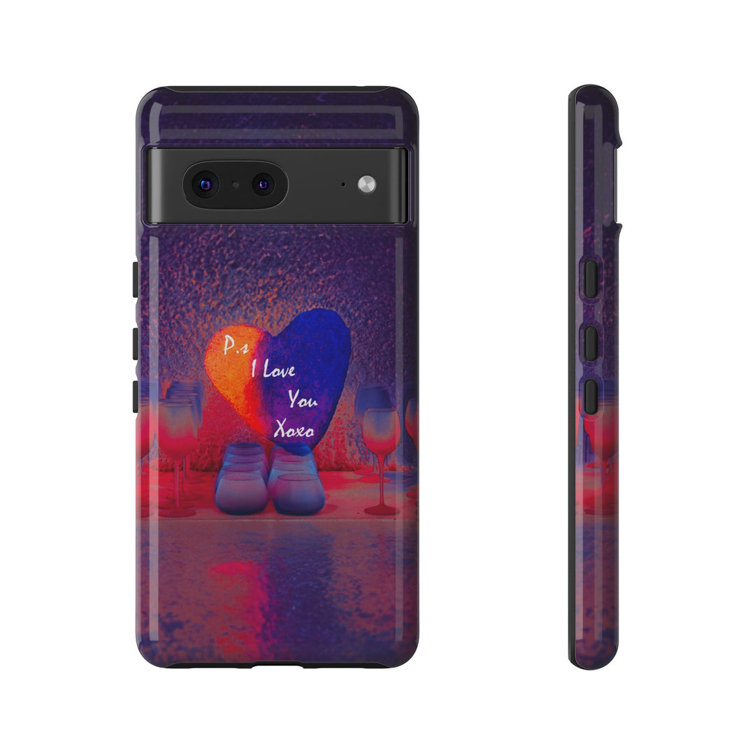 Cute Samsung Case | Cool Iphone Case | PS I love You - Heart, Samsung S24, S23, S22, S21, IPhone 15 Case | Iphone 14 Case, Iphone 13 Case - Studio40ParkLane
