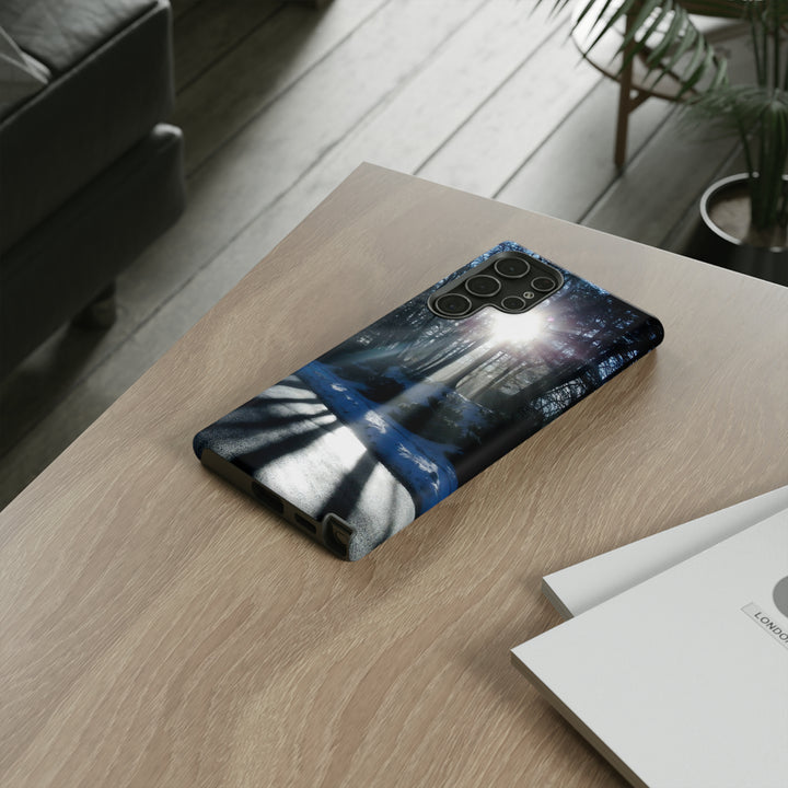 Cute Samsung Phone Case | Aesthetic Samsung Phone Case | Galaxy S23, S22, S21, S20 | Winter Sunshine, Protective Phone Case - Studio40ParkLane