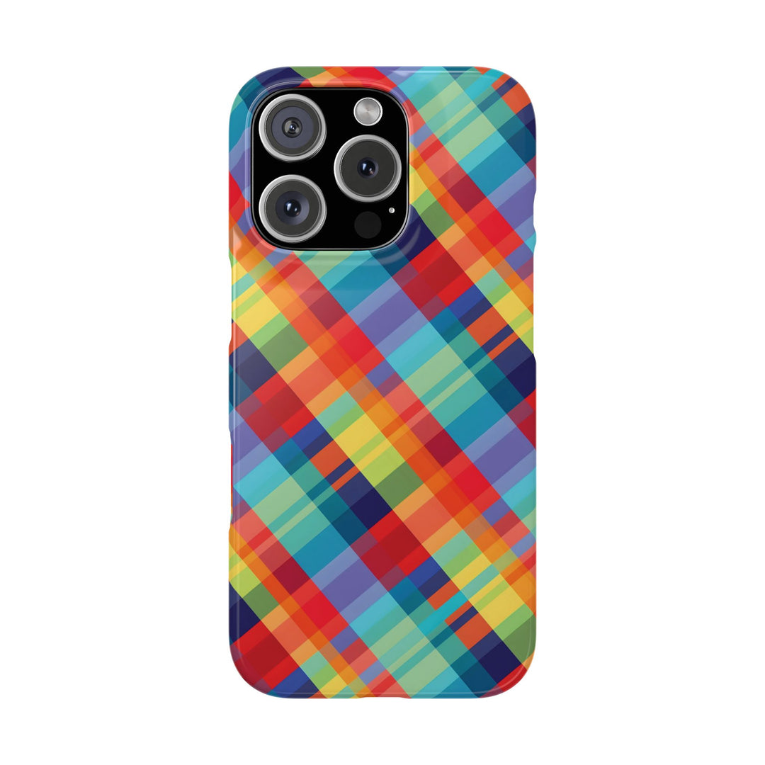Slim Checkered Plaid Gift for Her Cute Phone Cases for Iphone 16 Pro Max | iPhone 15 Case | iPhone 15 Pro Max Case, Iphone 14, 13, 12, 11, 10, 8, 7 - Studio40ParkLane