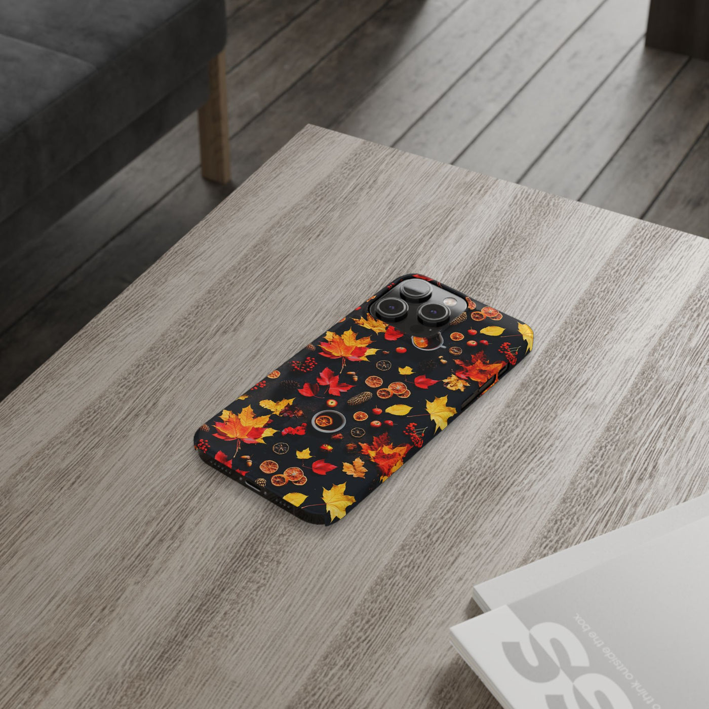 Slim Cute Fall Leaves Collage Phone Cases for Iphone | iPhone 15 Case | iPhone 15 Pro Max Case, Iphone 14, Iphone 14 Pro Max, Iphone 13, Iphone 16