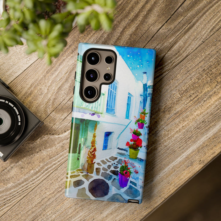 Impact Resistant, Greece House, Cute Phone Cases for Samsung S24, S23, S22, S21, IPhone 15 pro Iphone 14 pro Iphone 13 IPhone 12 Iphone 11 - Studio40ParkLane