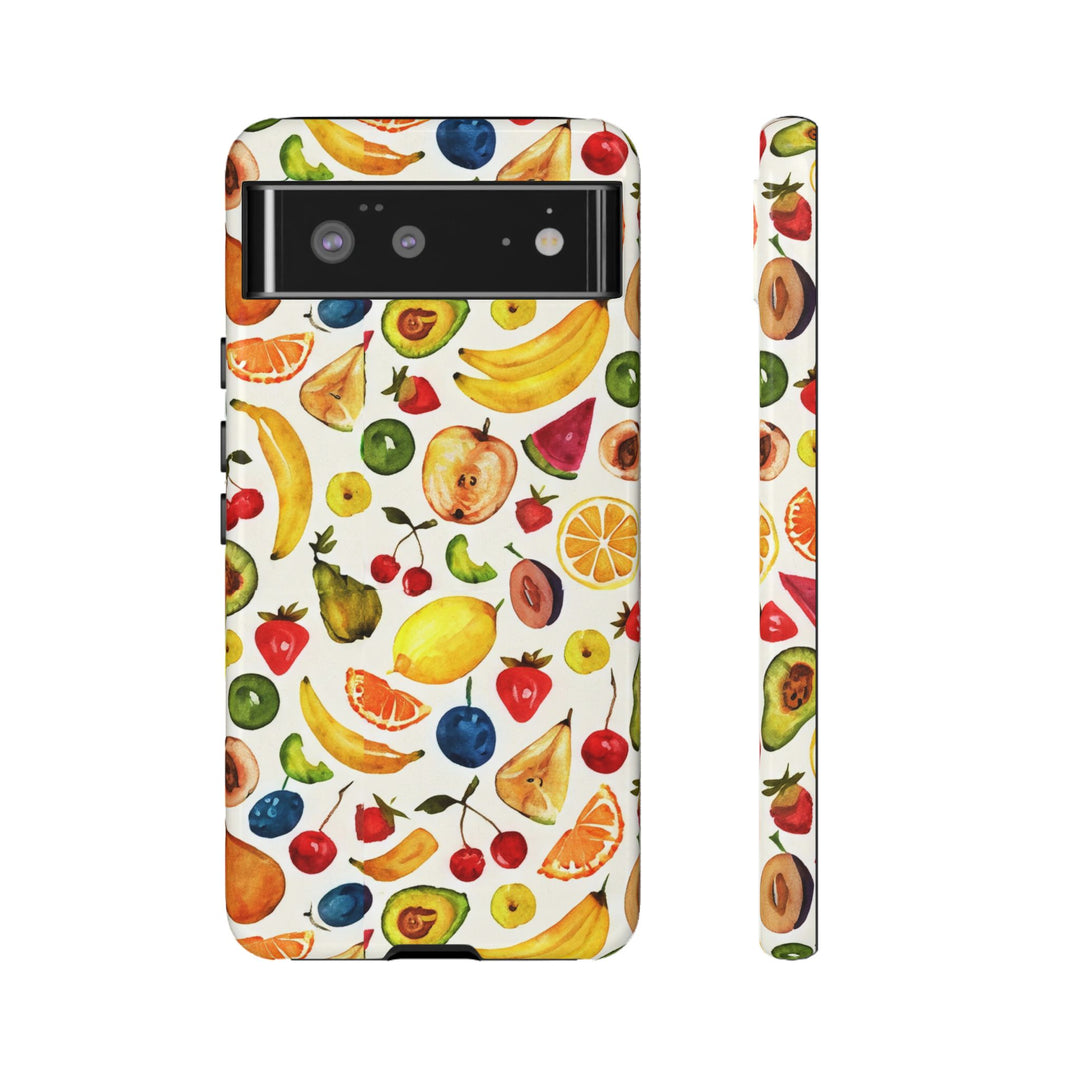 Impact Resistant, Mixed Fruits, Cute Phone Cases for Samsung S24, S23, S22, S21, IPhone 15 pro Iphone 14 pro Iphone 13 IPhone 12 Iphone 11 - Studio40ParkLane