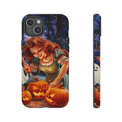 Autumn Fall Pumpkin Fairy Gift for Her Cute Phone Case for, Samsung Galaxy S24, S23, S22, S21, IPhone 16 Case | Iphone 15, Iphone 14, IPhone 13 Case