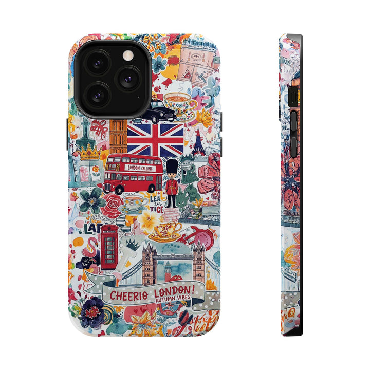 London England Coquette Collage Tough Magsafe Cute Phone Cases for Iphone | iPhone 17 Pro Max Case, Iphone 16, Iphone 15 14 13 12 11 10 9 - Studio40ParkLane