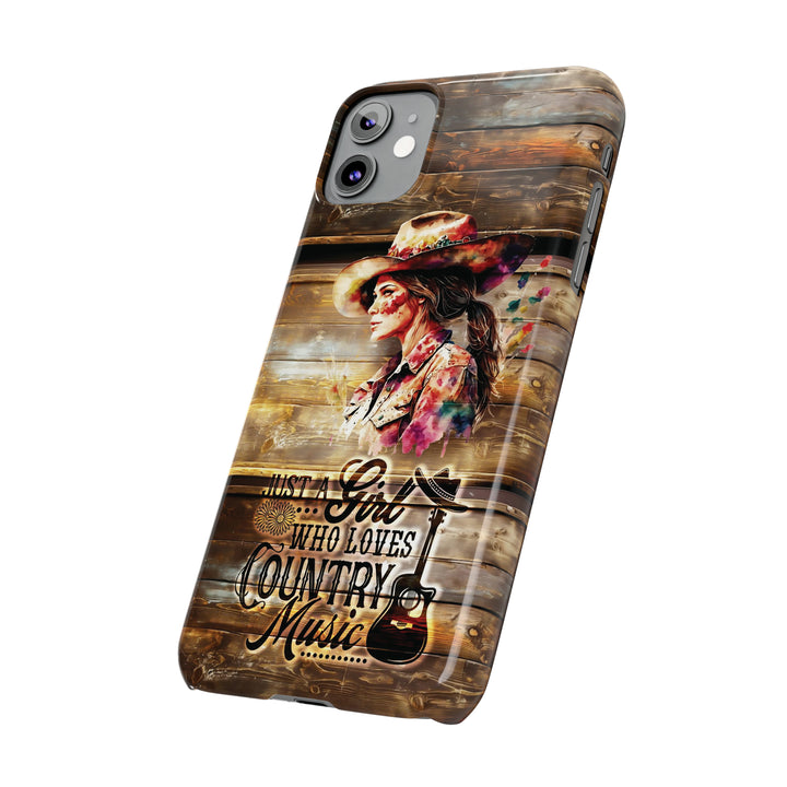 Slim Cute Phone Cases for Iphone - | iPhone 15 Case | iPhone 15 Pro Max Case, Iphone 14 Case, Iphone 14 Pro Max, Iphone 13, Country Music Girl - Studio40ParkLane