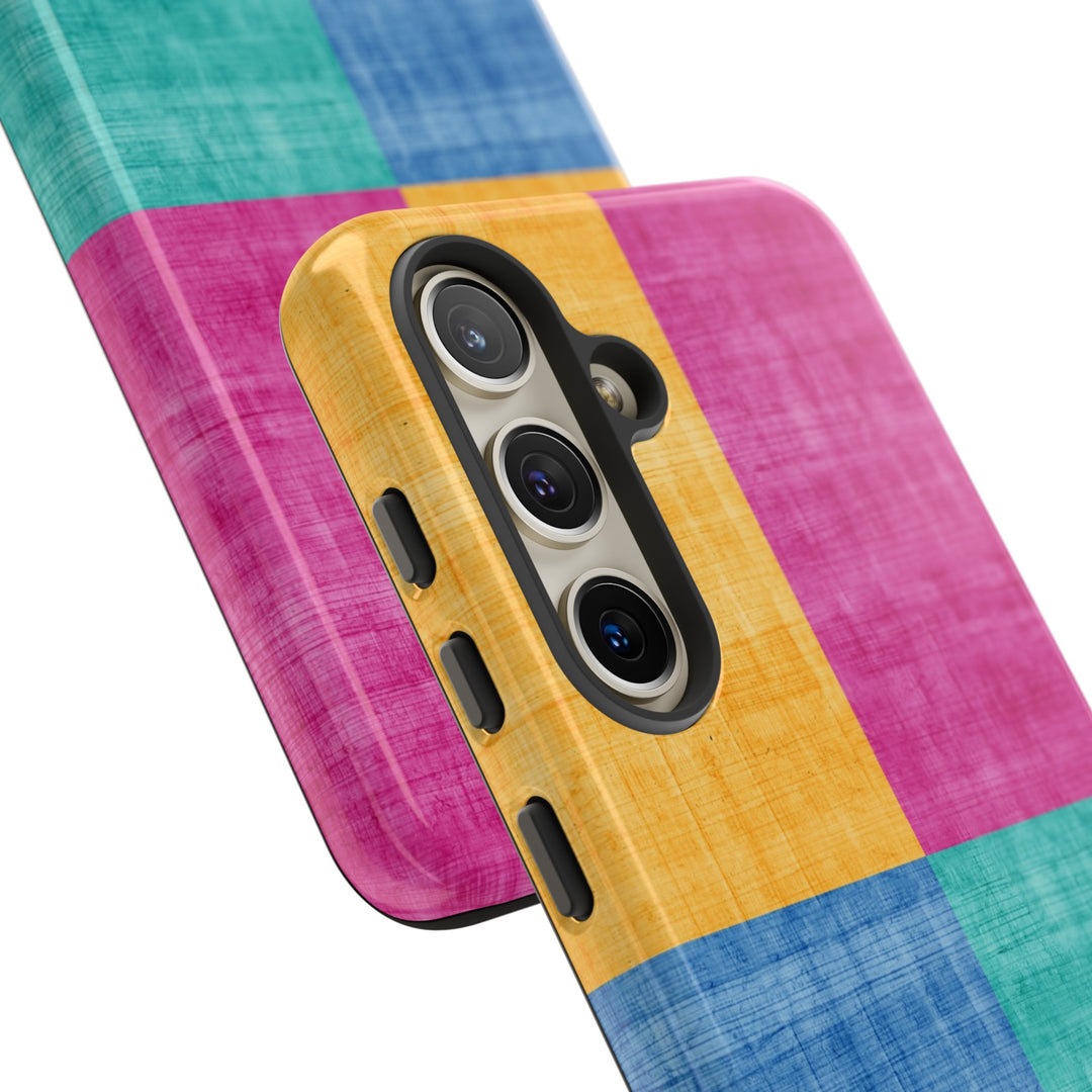 Impact Resistant, Colored Shapes, Cute Phone Cases for Samsung S24, S23, S22, S21, IPhone 15 pro Iphone 14 pro Iphone 13 IPhone 12 Iphone 11 - Studio40ParkLane