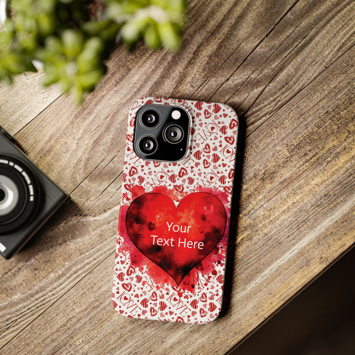 Slim Cute Phone Cases for Iphone - | iPhone 15 Case | iPhone 15 Pro Max Case, Iphone 14 Case, Iphone 14 Pro Max, Iphone 13, Valentine Hearts Love - Studio40ParkLane