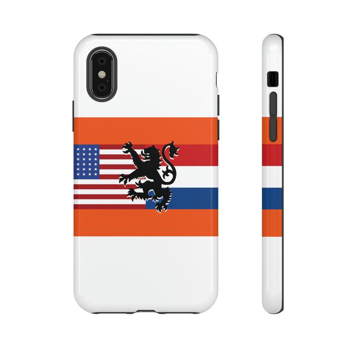 Cute IPhone Case | iPhone 15 Case | iPhone 15 Pro Max Case, Iphone 14 Case, Iphone 14 Pro Max Case IPhone Case for Art Lovers, Dutch US Flag - Studio40ParkLane