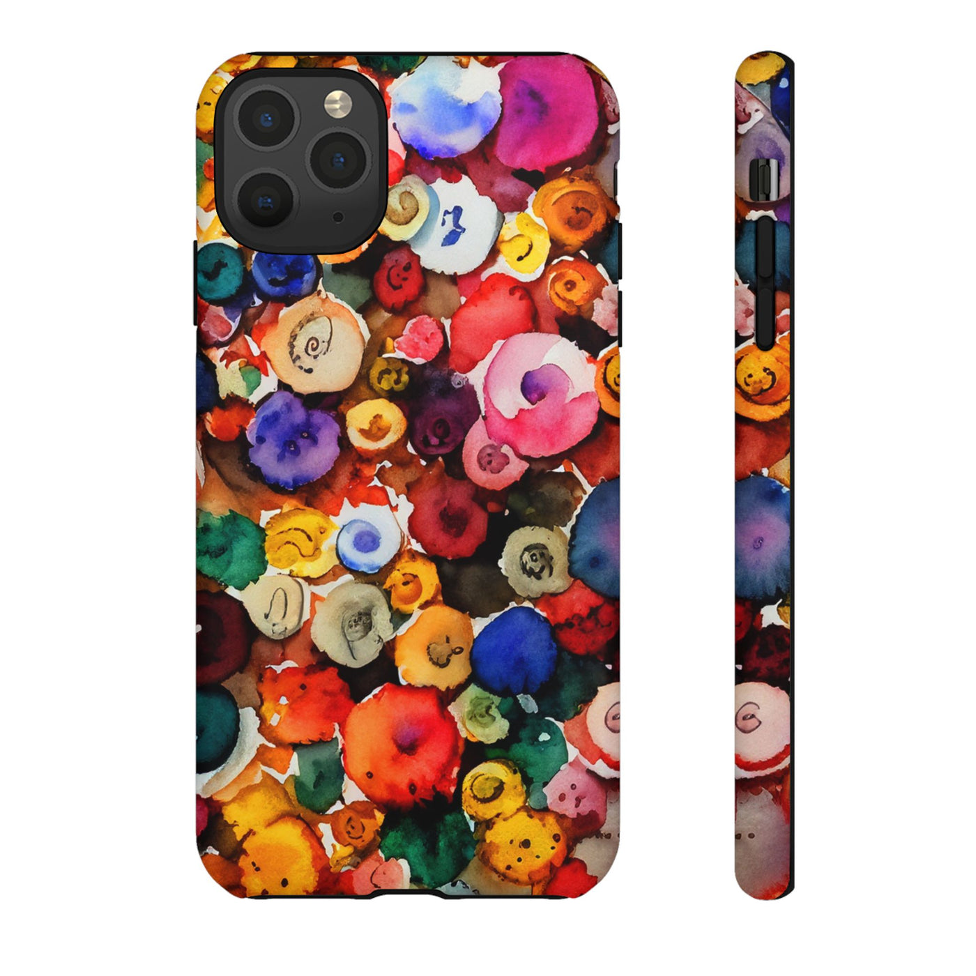 Impact Resistant, Fall Colors Buttons, Cute Phone Cases for Samsung S24, S23, S22, S21, IPhone 15 pro Iphone 14 pro Iphone 13 IPhone 12 Iphone 11