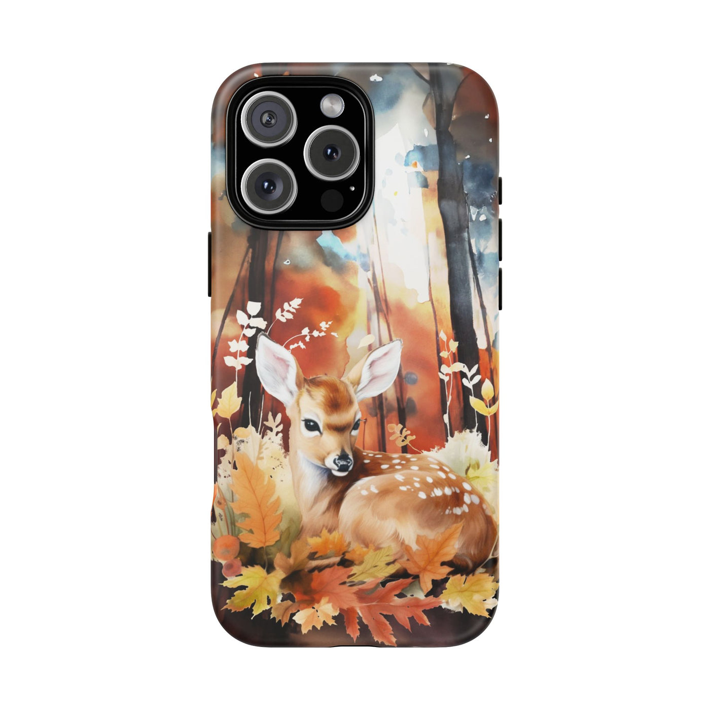 Autumn Fall Deer Forest Gift for Her Cute Phone Case for, Samsung Galaxy S24, S23, S22, S21, IPhone 16 Case | Iphone 15, Iphone 14, IPhone 13 Case