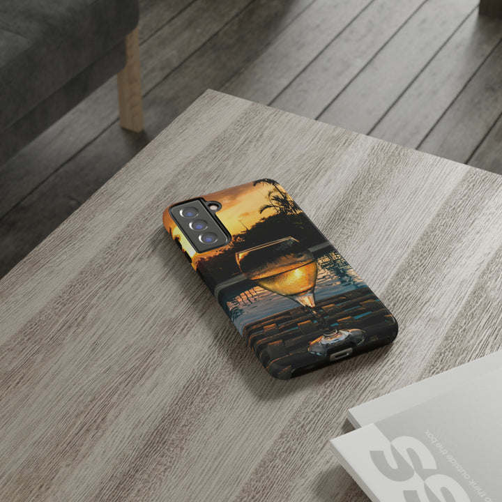 Samsung Galaxy Phone Case | Galaxy S23, S22, S21, S20 | Luxury Case Double Layered | Impact Resistant | Fashionable - Wine Glass 1 - Studio40ParkLane