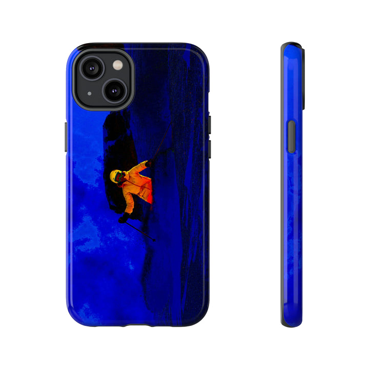 Cute IPhone Case | iPhone 15 Case | iPhone 15 Pro Max Case, Iphone 14 Case, Iphone 14 Pro Max Case IPhone Case for Art Lovers, Skier Mountain Night - Studio40ParkLane