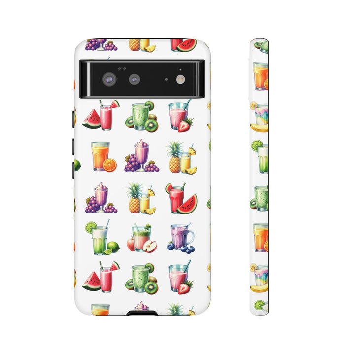 Cute Samsung Case | Cool Iphone Case | Tropical Summer Fruit Cocktail, Samsung S24, S23, S22, S21, IPhone 15 Case | Iphone 14 Case, Iphone 13 Case - Studio40ParkLane