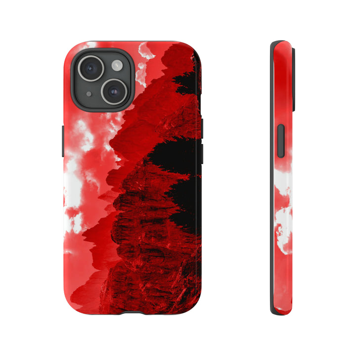Cute IPhone Case | iPhone 15 Case | iPhone 15 Pro Max Case, Iphone 14 Case, Iphone 14 Pro Max Case IPhone Case for Art Lovers - Red Mountains - Studio40ParkLane
