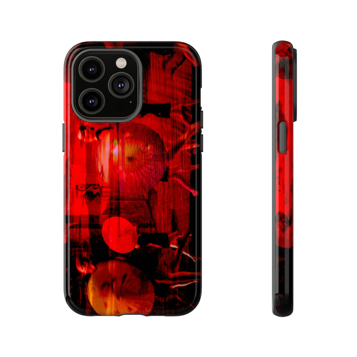 Cute IPhone Case | iPhone 15 Case | iPhone 15 Pro Max Case, Iphone 14 Case, Iphone 14 Pro Max Case IPhone Case for Art Lovers, Sunset Dance Red - Studio40ParkLane