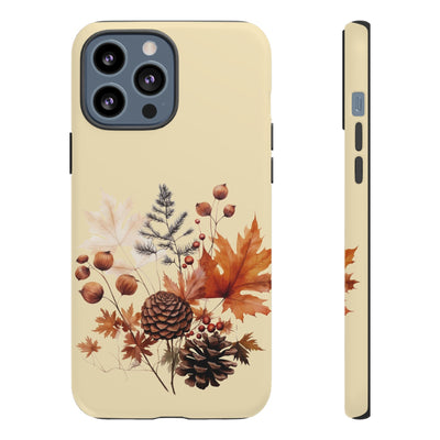 Fall Leaves Foliage Cute Phone Case for, Samsung Galaxy S24, S23, S22, S21, IPhone 16 Case | Iphone 15, Iphone 14, IPhone 13 Case Mom Dad Gift