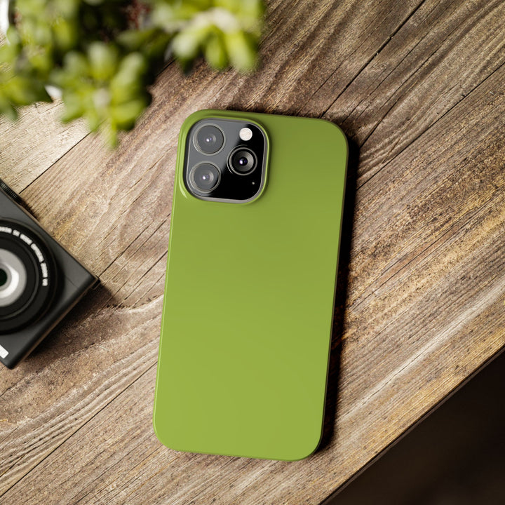 Slim Chartreuse Green Gift for Her Aesthetic Cute Phone Case for Iphone 16 - | iPhone 15 Pro Max Case | iPhone 14 Case 13 12 11 10 9 8 7 - Studio40ParkLane