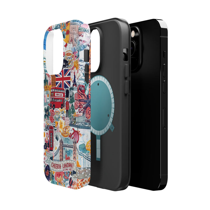London England Coquette Collage Tough Magsafe Cute Phone Cases for Iphone | iPhone 17 Pro Max Case, Iphone 16, Iphone 15 14 13 12 11 10 9 - Studio40ParkLane
