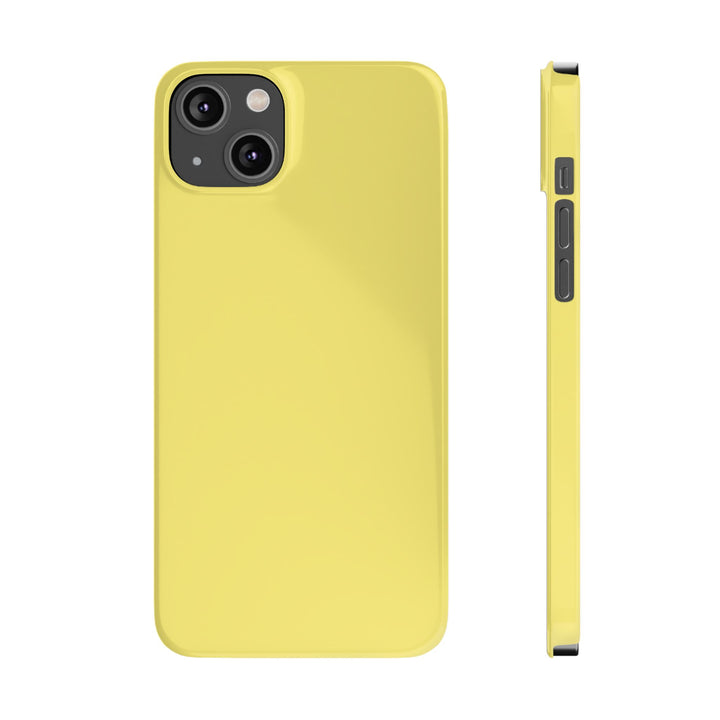 Slim Light Yellow Gift for Her Aesthetic Cute Phone Case for Iphone 16 - | iPhone 15 Pro Max Case | iPhone 14 Case 13 12 11 10 9 8 7 - Studio40ParkLane