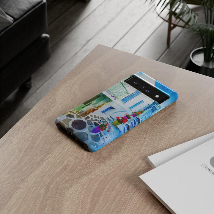 Impact Resistant, Greece House, Cute Phone Cases for Samsung S24, S23, S22, S21, IPhone 15 pro Iphone 14 pro Iphone 13 IPhone 12 Iphone 11 - Studio40ParkLane